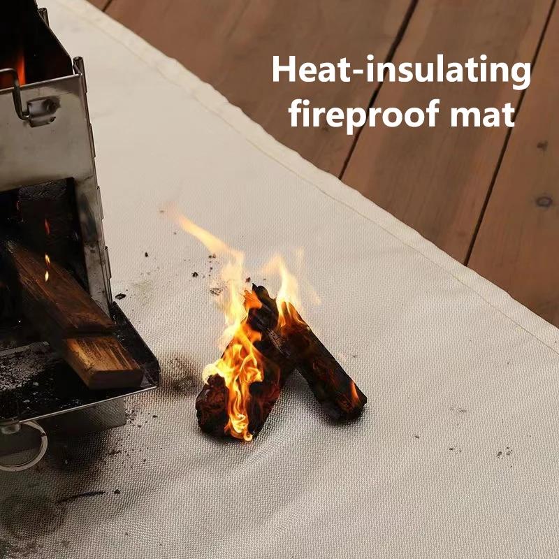 Fire Blanket Kitchen - 1pc Outdoor Camping Fireproof Cloth Picnic