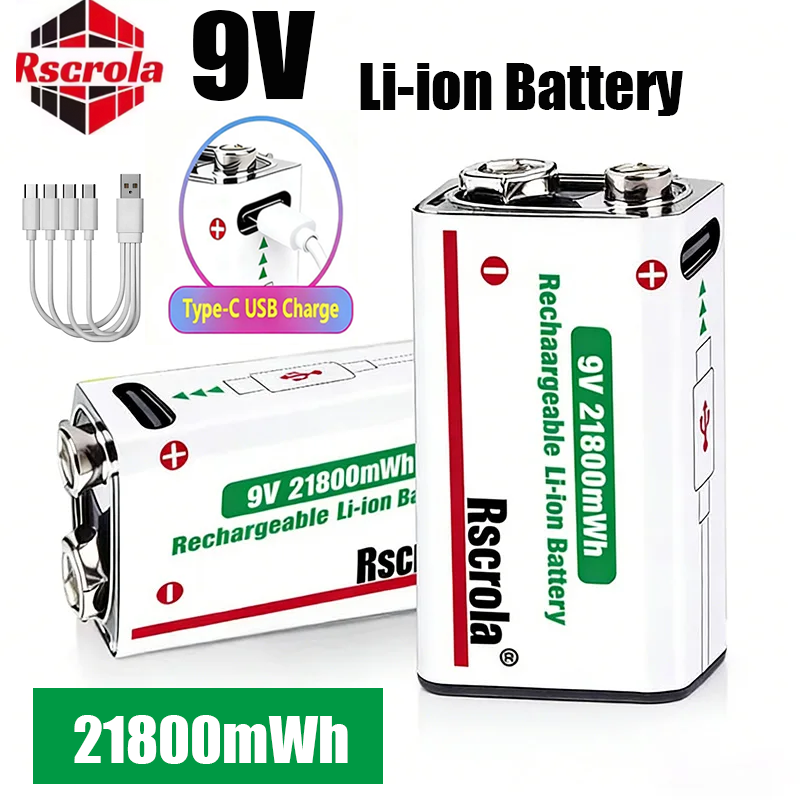 USB-C Rechargable 9V Lithium i - Smoke Detector Interconnected recension och pris