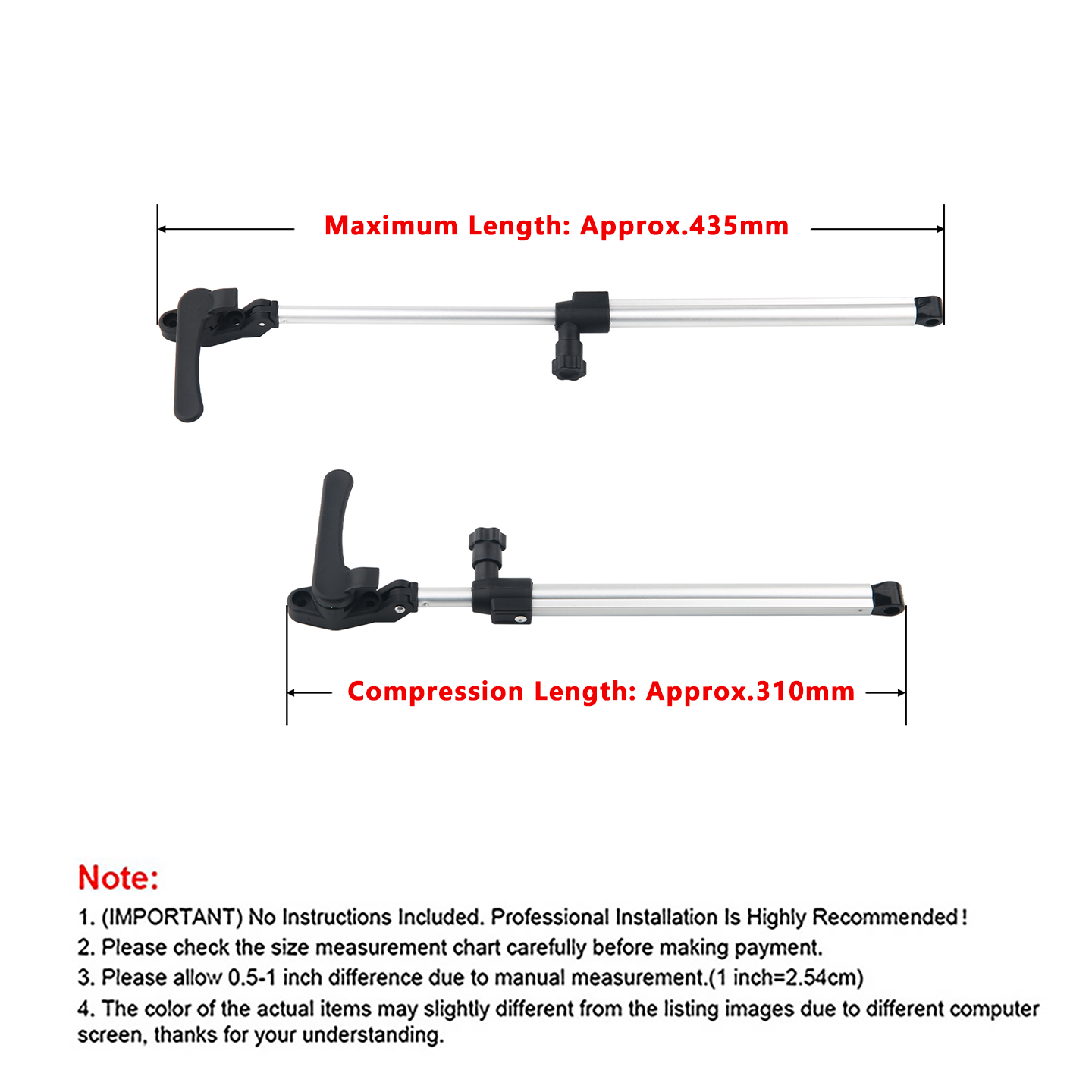 2 Pieces RV Window Support Rod - Window Lock Bar recension och pris