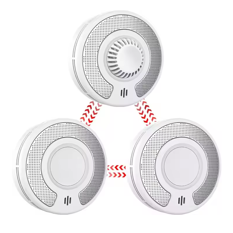 Wireless Interlinked Smoke and - Smoke Detector Interconnected recension och pris