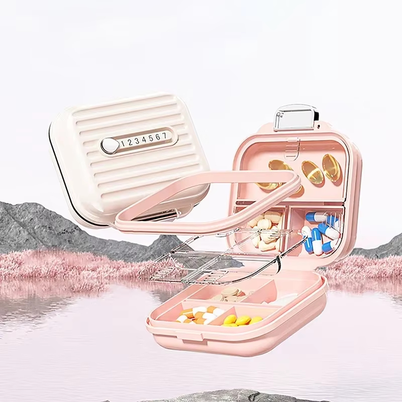Pill Storage Box  Multi-purpos - Medicine Cabinet Lock recension och pris