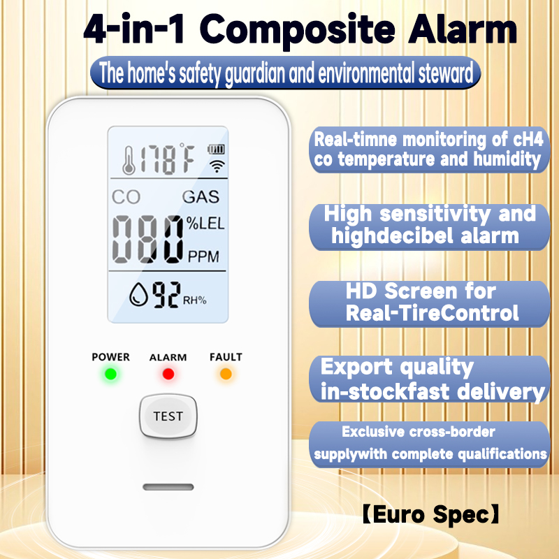 4 In 1 Gas Detector Carbon Mon - Co Detector Plug recension och pris