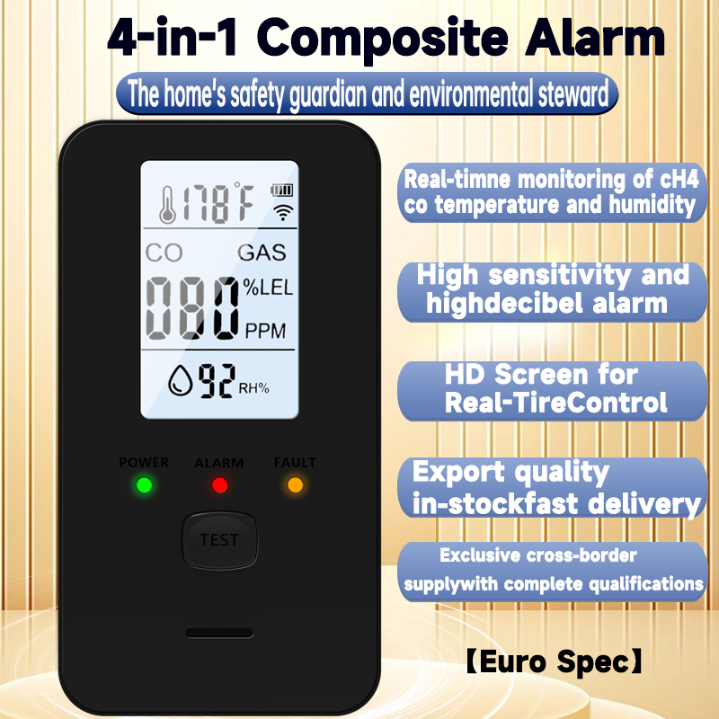 4 In 1 Gas Detector Carbon Mon - Co Detector Plug recension och pris