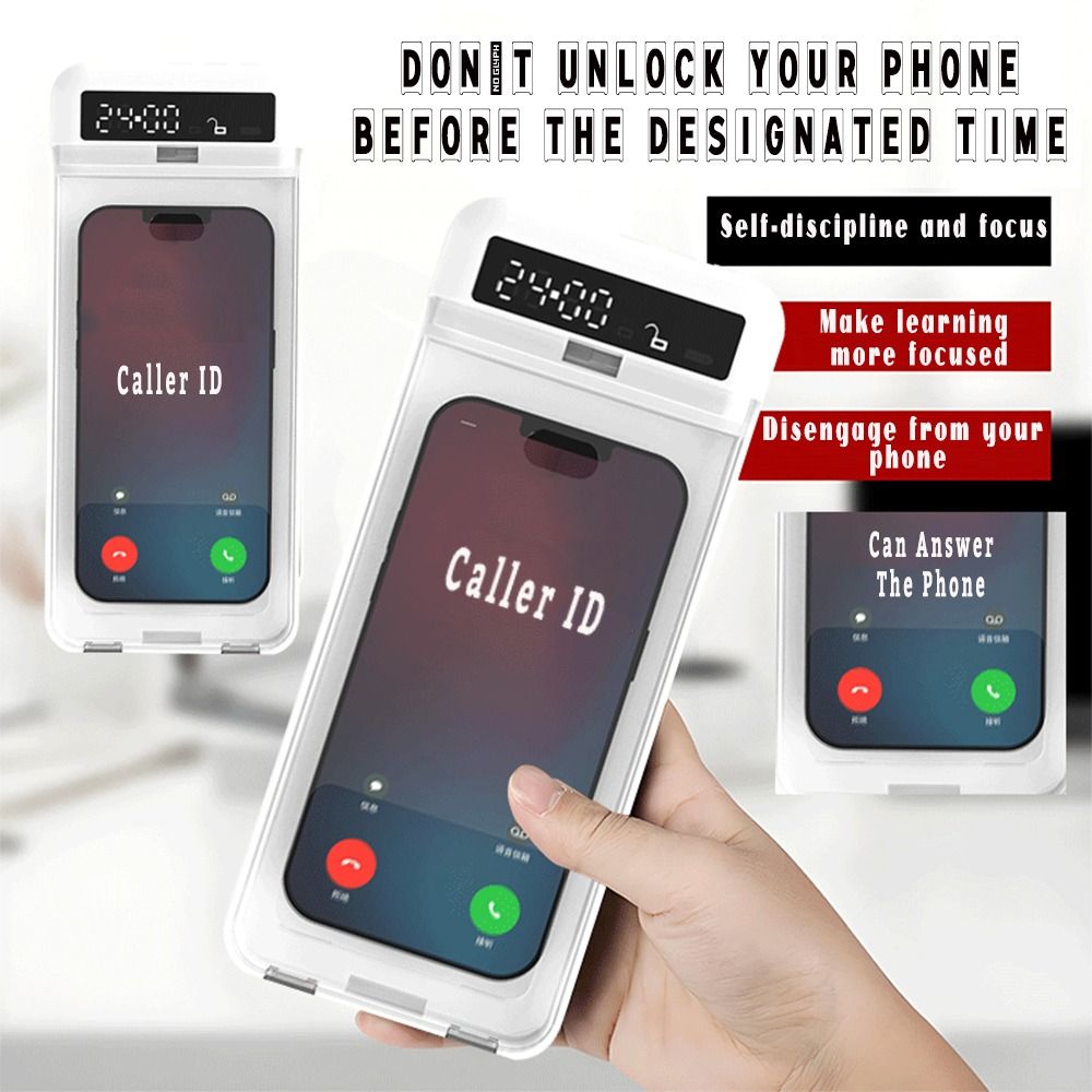 Portable Phone Lock Box with T - Medicine Cabinet Lock recension och pris
