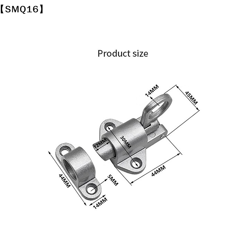 Automatic Door Bolt Latch Home - Window Lock Bar recension och pris