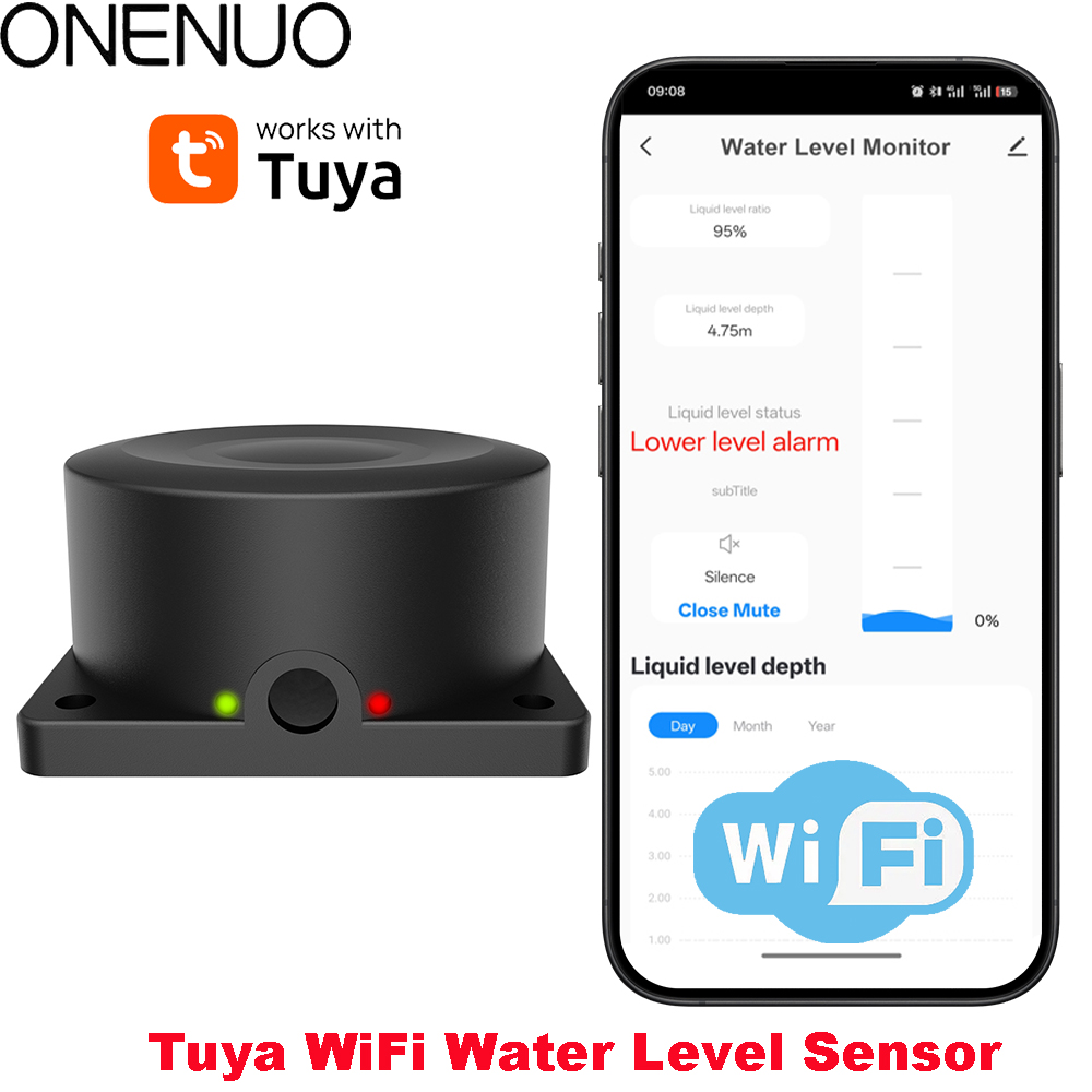 ONENUO Liquid Level Sensor Oil - Water Alarm Sensor recension och pris