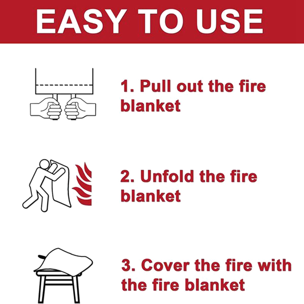 A40Z-Emergency Fire Blanket, F - Fire Blanket Kitchen recension och pris