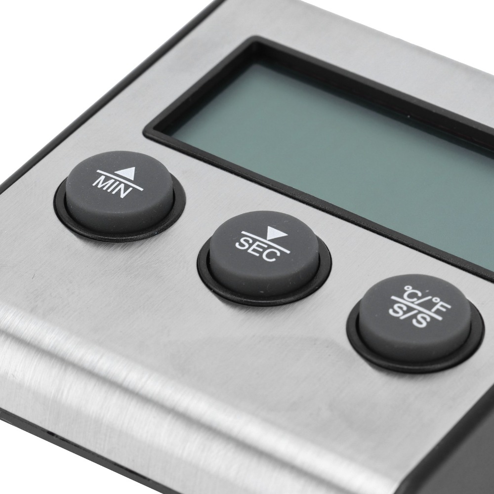Silver Digital BBQ Meat Thermo - Pool Alarm Float recension och pris