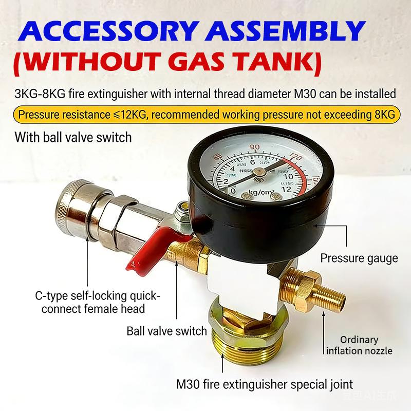 Air Pump Pressure Adapter Conv - Fire Extinguisher Small recension och pris