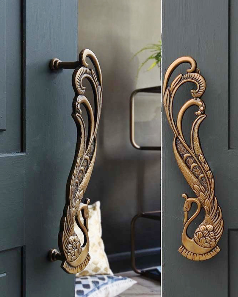 IMPEU Peacock Figurine Door Ha - Window Lock Bar recension och pris