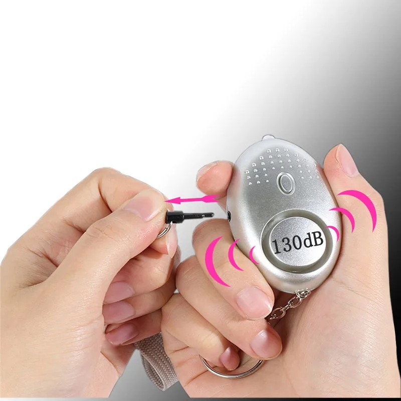 130dB Anti-wolf Girl Child Wom - Personal Alarm Keychain recension och pris