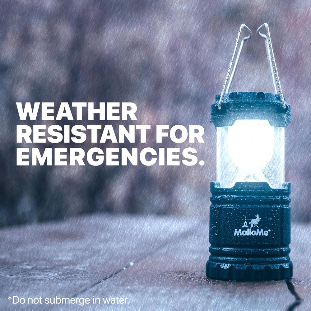 Multicolor LED Camping Lantern - Power Outage Light recension och pris